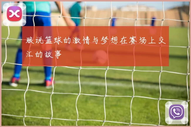 狼说篮球的激情与梦想在赛场上交汇的故事